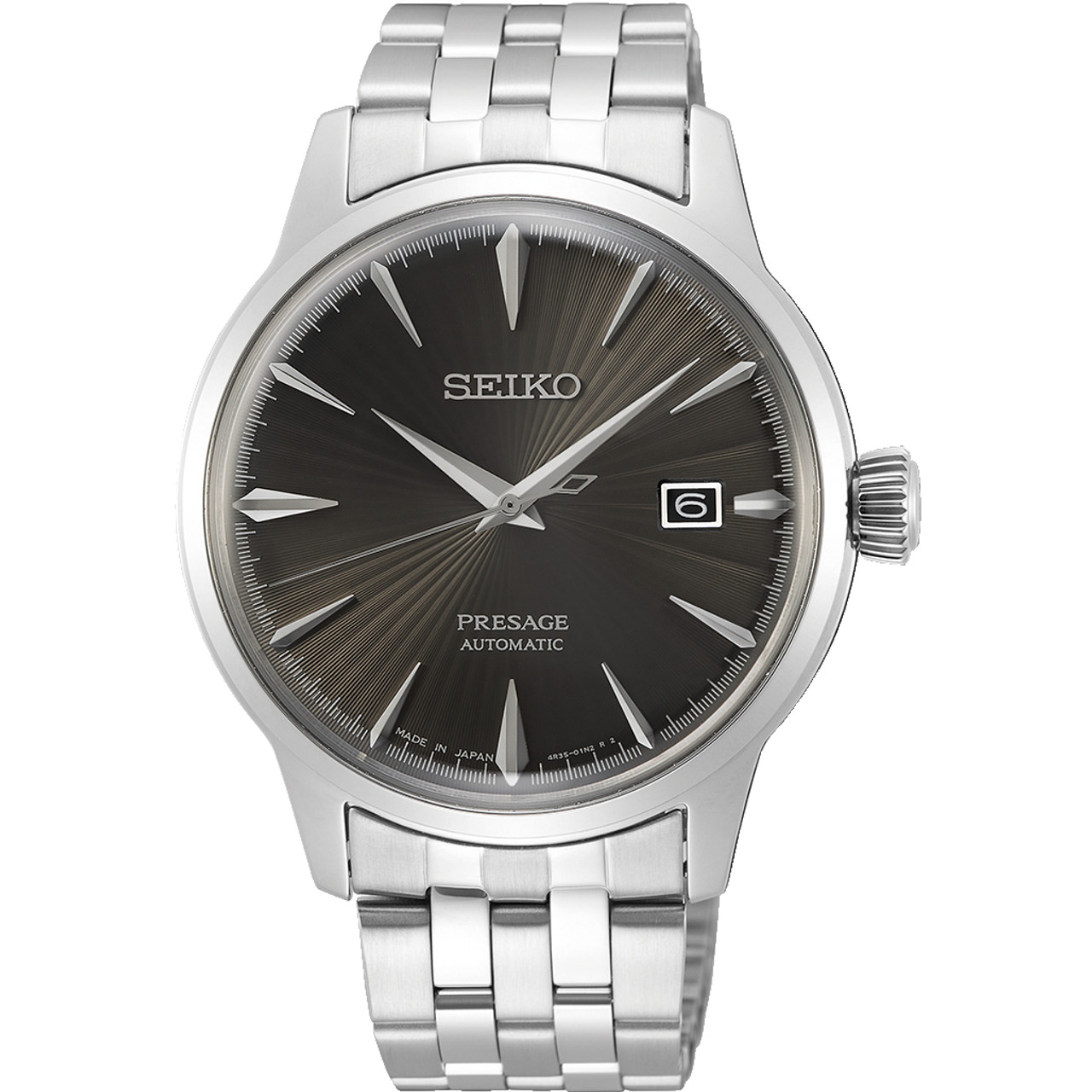 Seiko Presage Cocktail Automatic Grey Dial Watch SRPE17J1