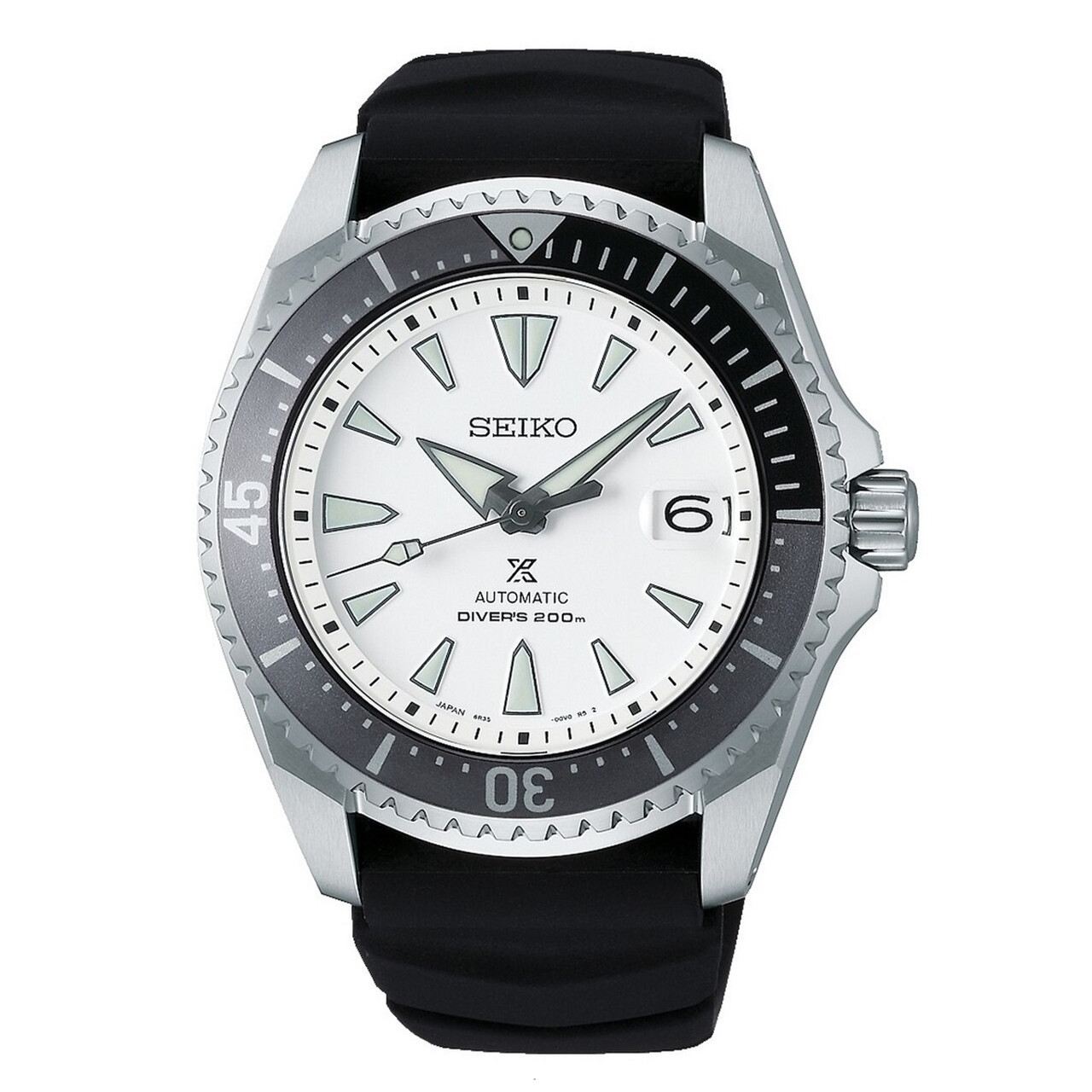 Seiko SPB191J1 Prospex Shogun Titanium Automatic Diver's White Watch