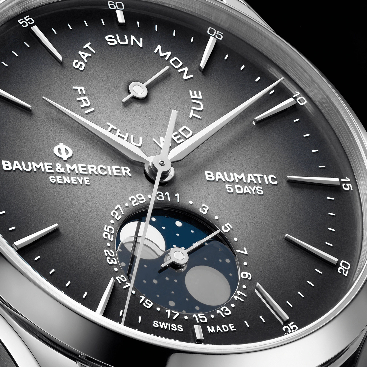Baume \u0026 Mercier Baumatic Automatic Moonphase Watch 10548