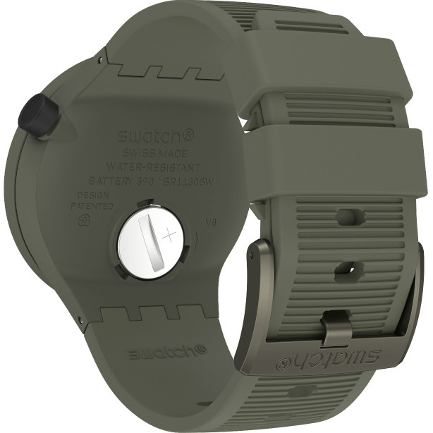 SO27M105: Swatch Futuristic Green Watch
