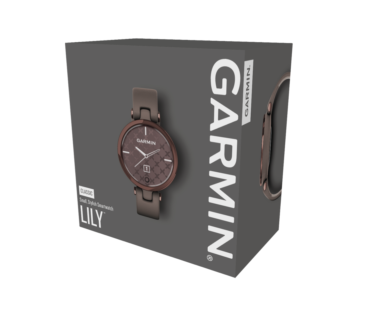Garmin Lily Classic Italian Leather Strap Smartwatch 010-02384-B0