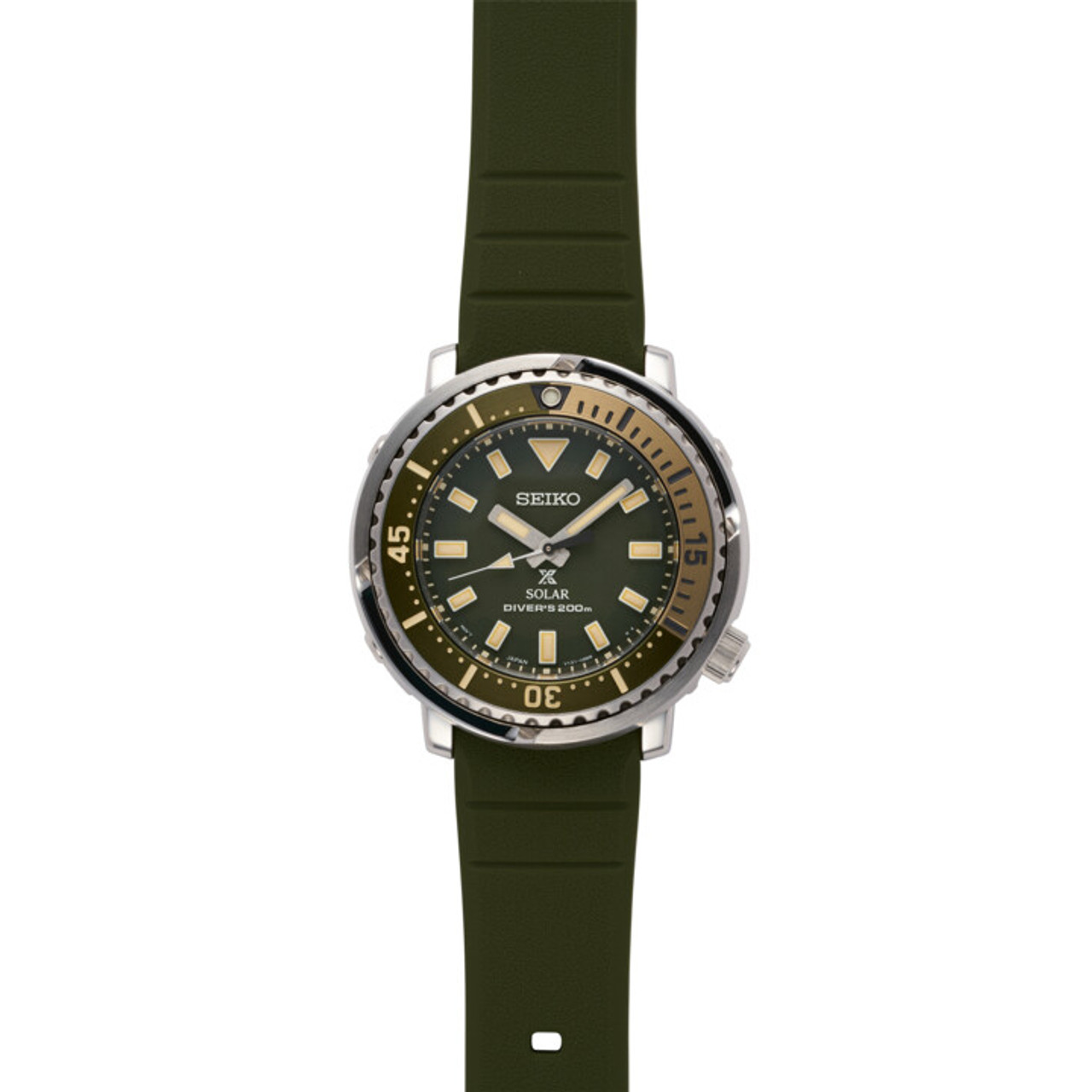 SUT405P1 Seiko Prospex Street Series Mini Tuna Safari Edition Silicone  Strap Diver's Watch
