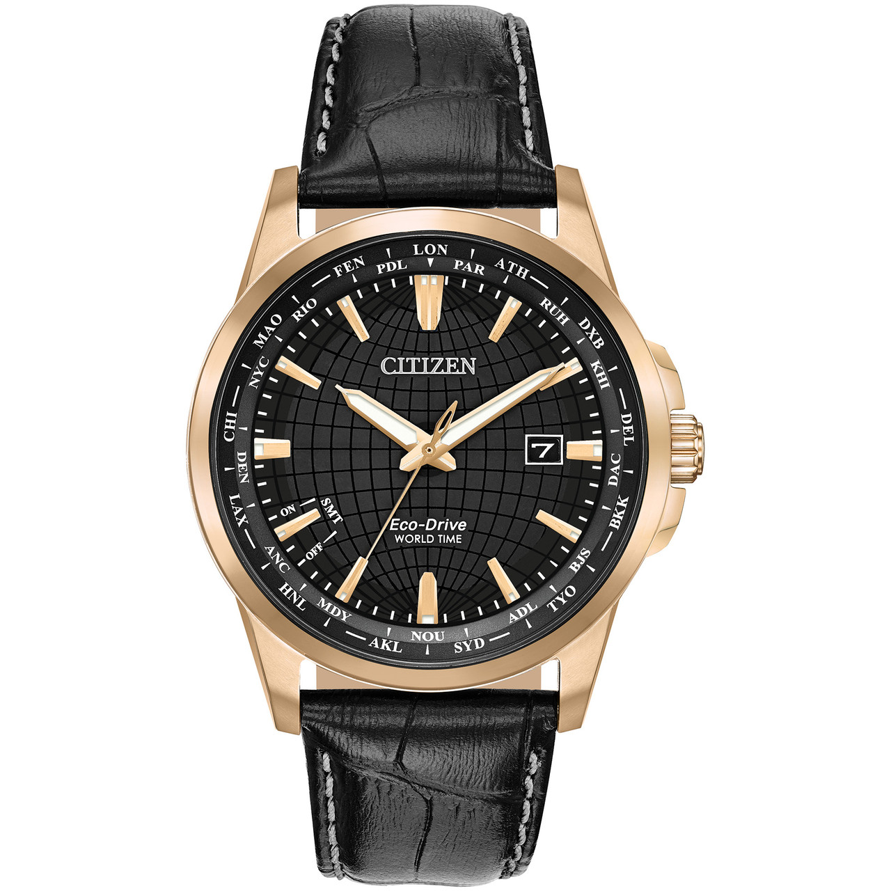 CITIZEN Eco-Drive 腕時計 Часы Citizen Eco-Drive BX1003-08E World Time Perpetual Calendar