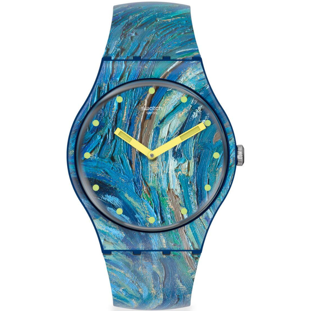 Swatch Art The Starry Night By Vincent Van Gogh Watch SUOZ335