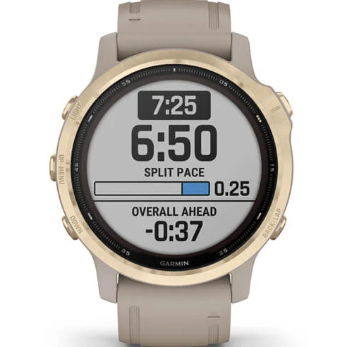 Garmin Fenix 6S Pro Solar 010-02409-11 Light Gold Watch