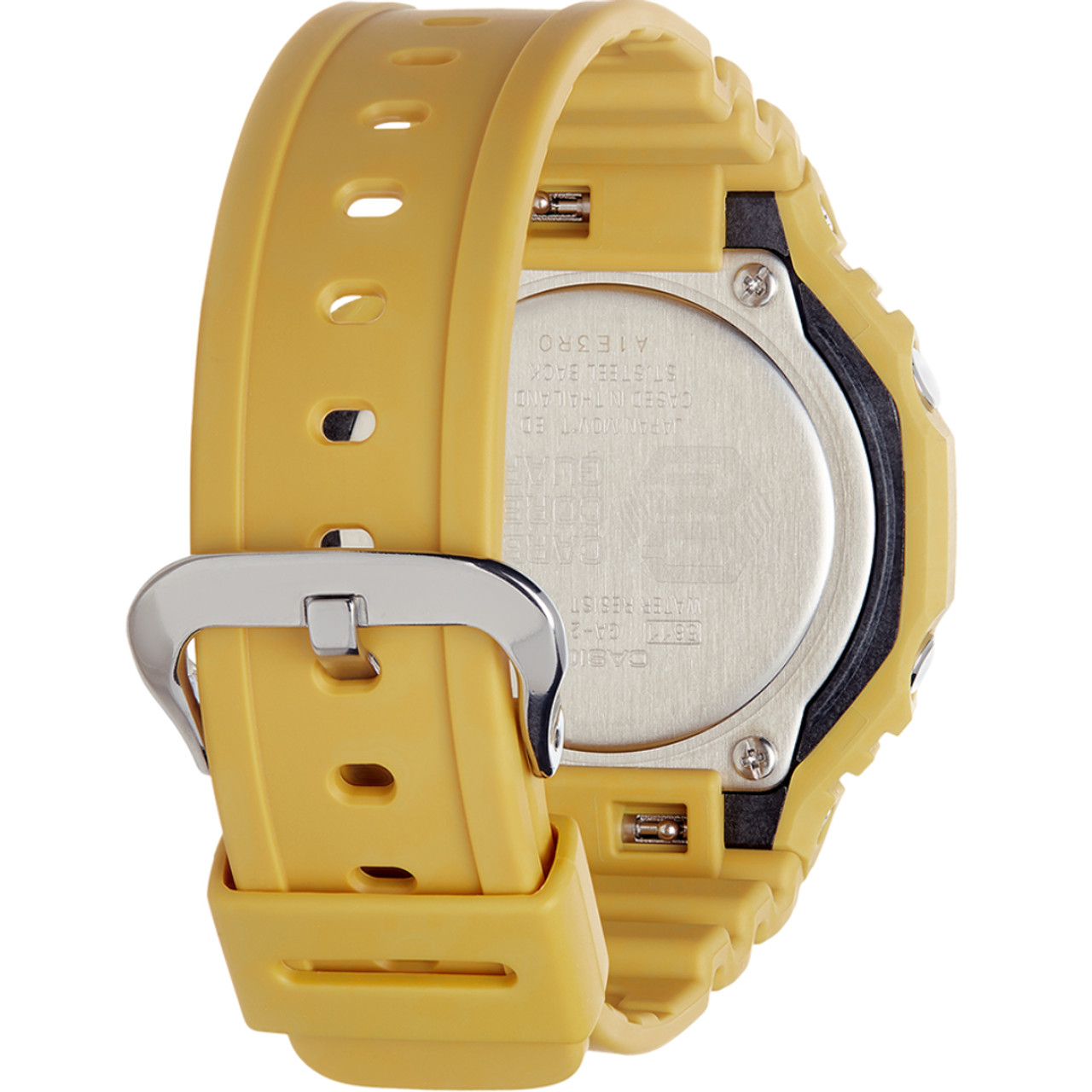 GA 2110SU 9AER G Shock CasiOak Layered Bezel Yelllow Watch