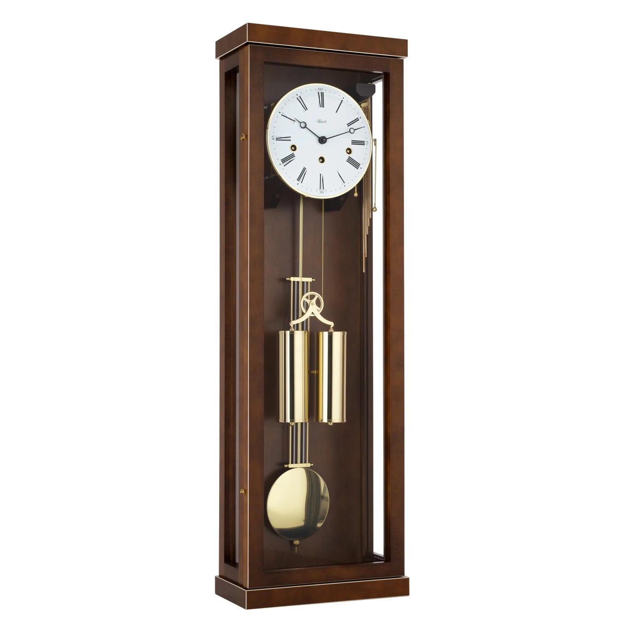 Hermle Mechanical Regulator Westminster Walnut Wall Clock 70994-030351