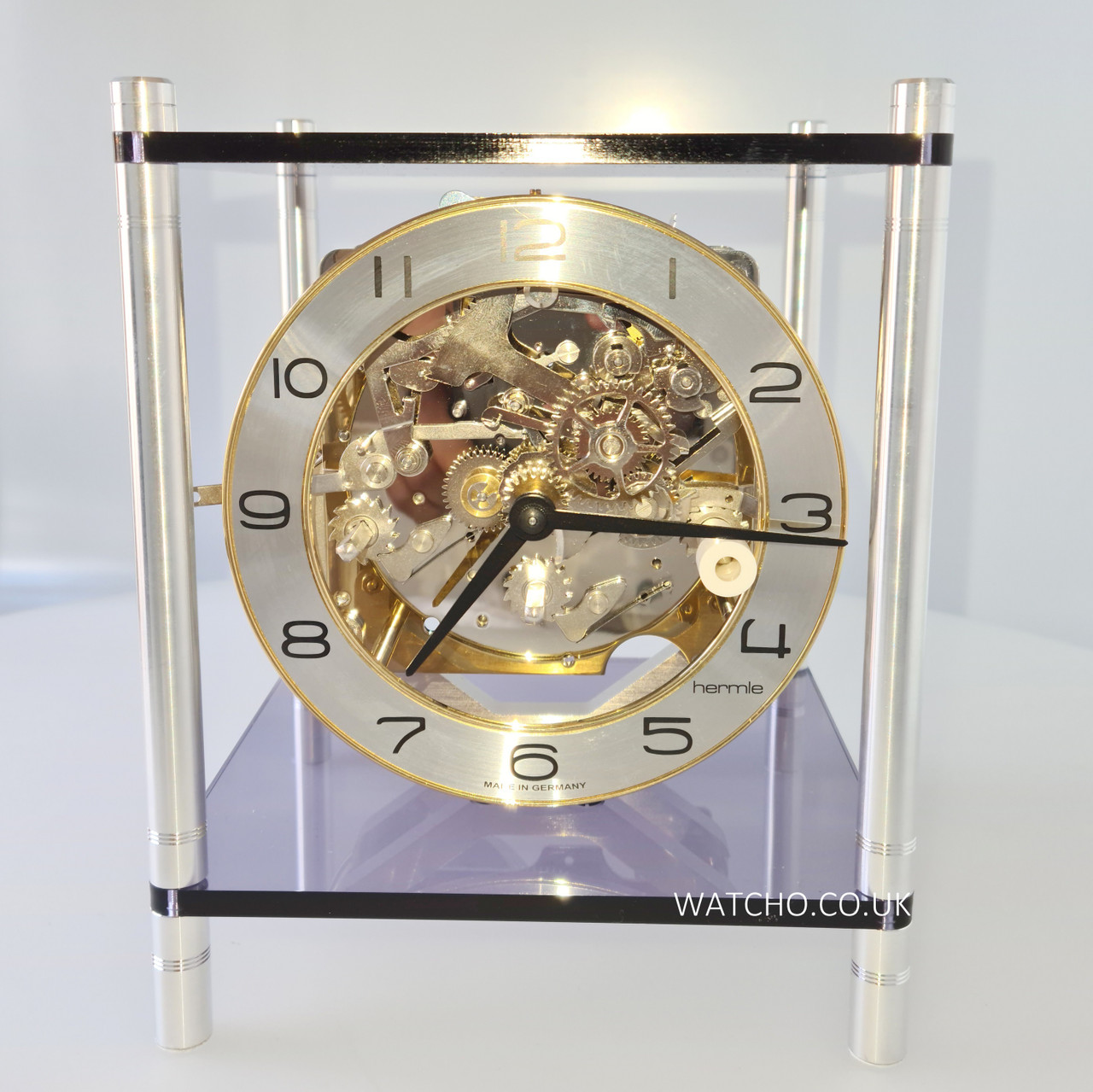 Hermle Mechanical Moonphase Westminster Mantle Clock 23054-030340