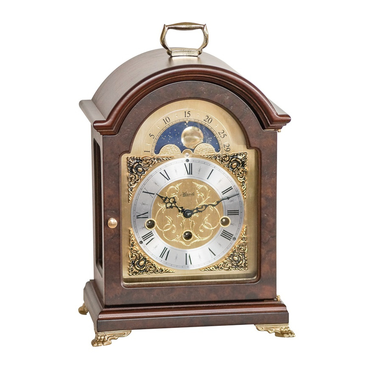 Hermle Mechanical Moonphase Westminster Mantle Clock 23054-030340