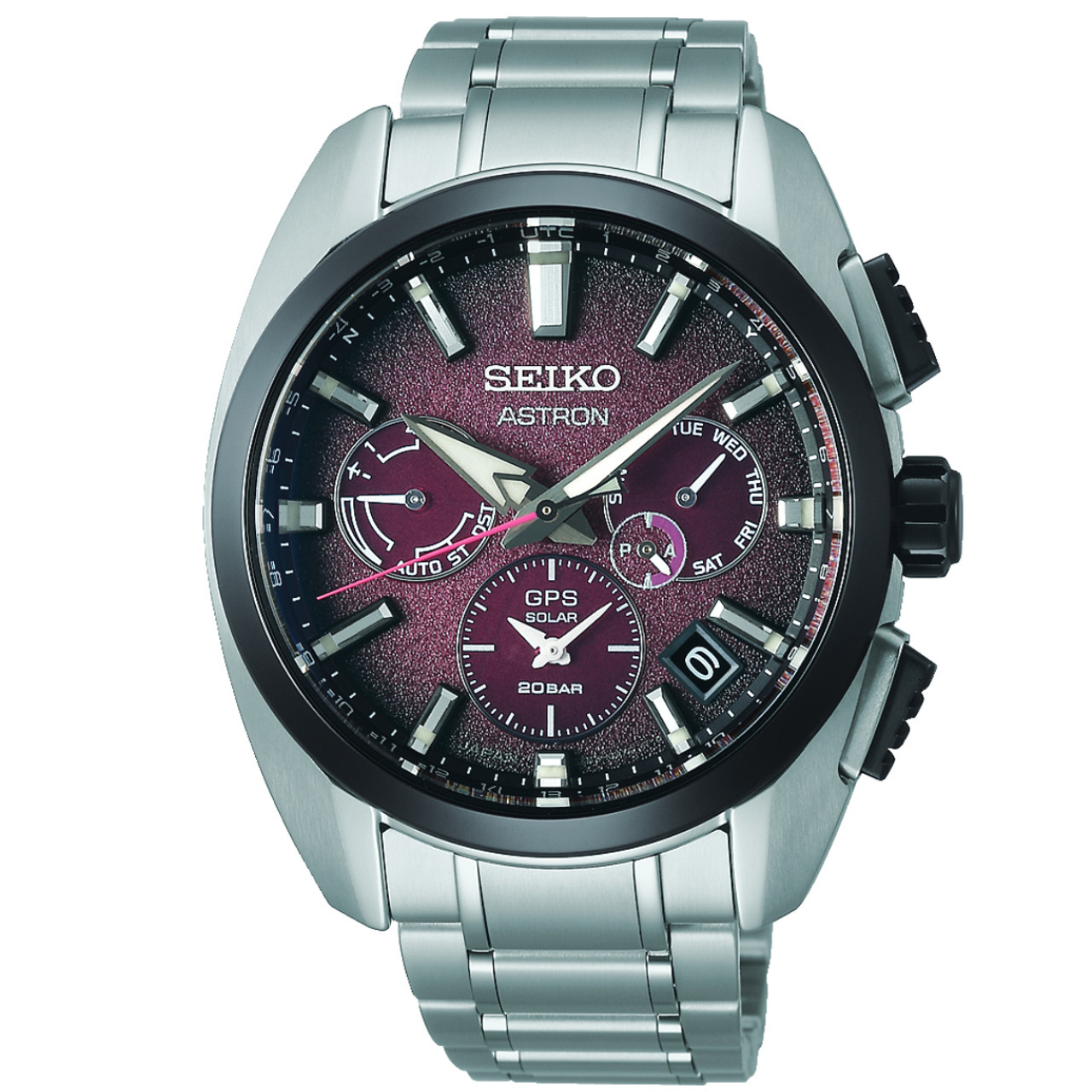 Seiko Astron GPS Global Active TI Limited Edition Solar Titanium Sapphire  Watch SSH101J1