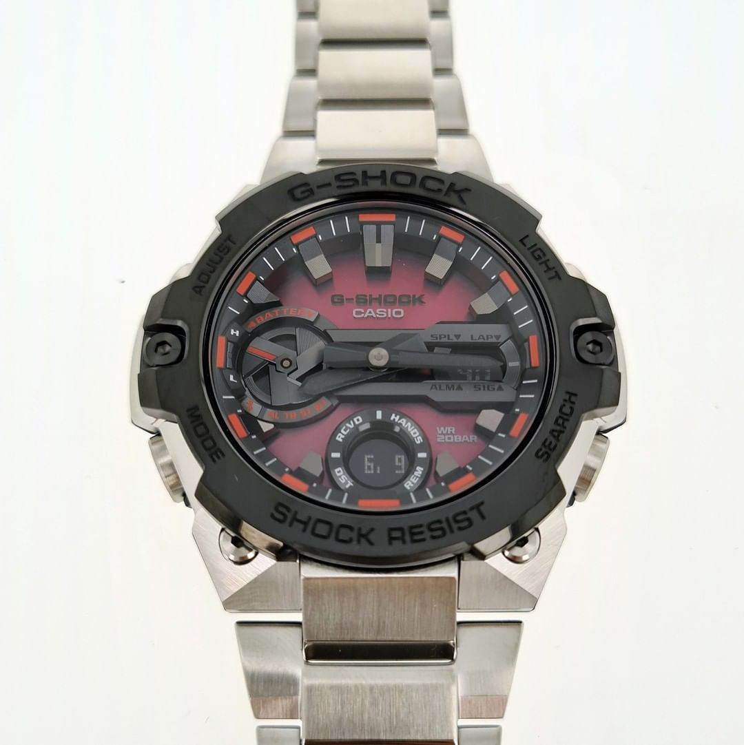 GST-B400AD-1A4ER:G-Shock G-Steel Bluetooth Tough Solar Watch