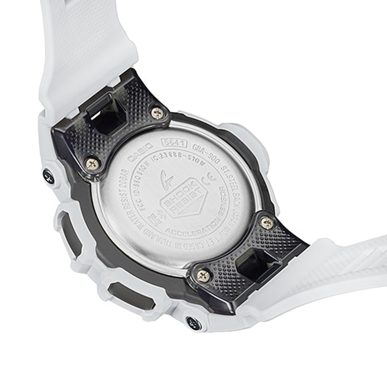 G-SHOCK Bluetooth Step Tracker ホワイト G-Shock GBA-900-7AER Bluetooth App Fitness Step Tracker Watch