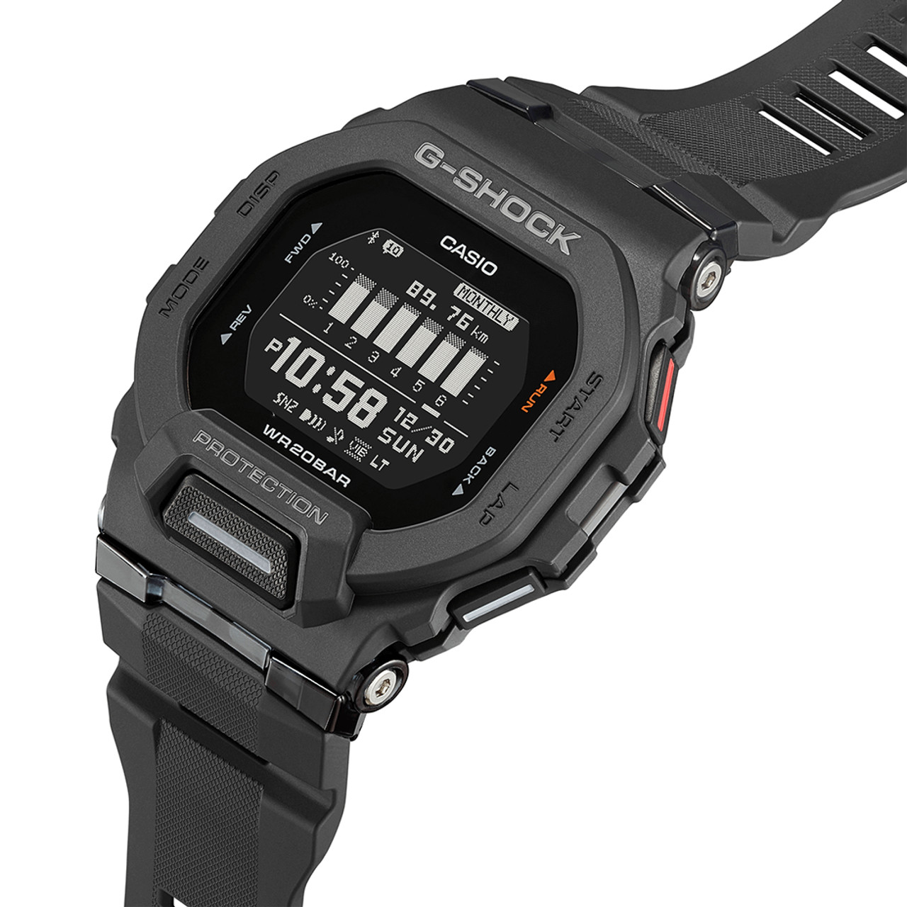 Casio G-Shock GBD-200-1ER G-Squad Digital Bluetooth Black Watch