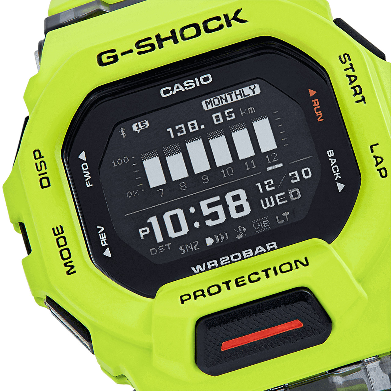 G-Shock G-Squad Bluetooth Digital Slim Lime Green Watch