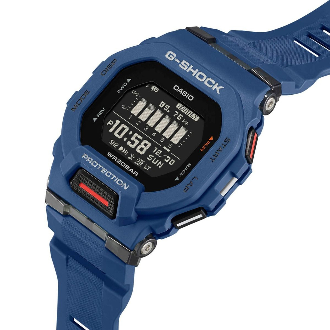 G-Shock G-Squad Bluetooth Digital Slim Navy Blue Watch