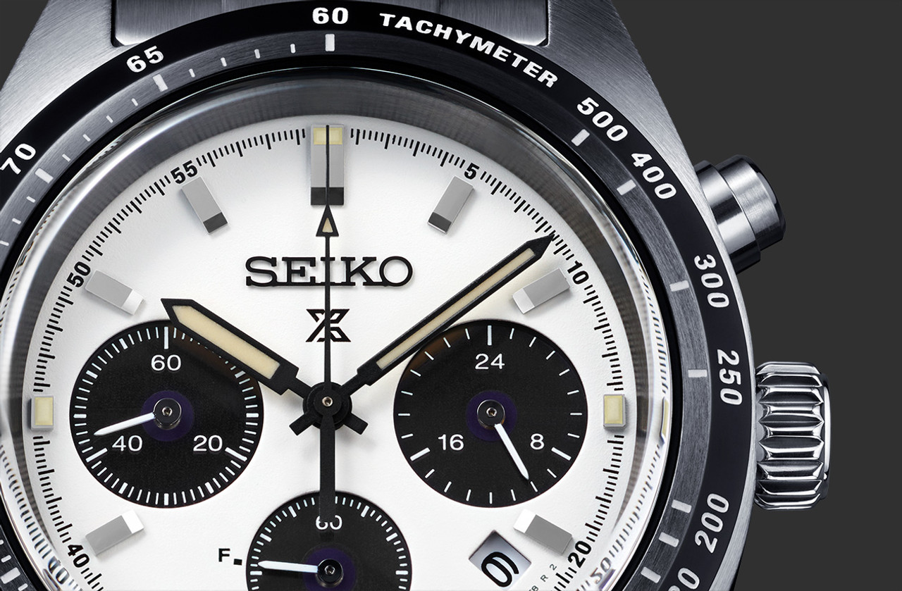 Seiko SSC813P1 Prospex Speedtimer 1969 Reissue Solar White Watch
