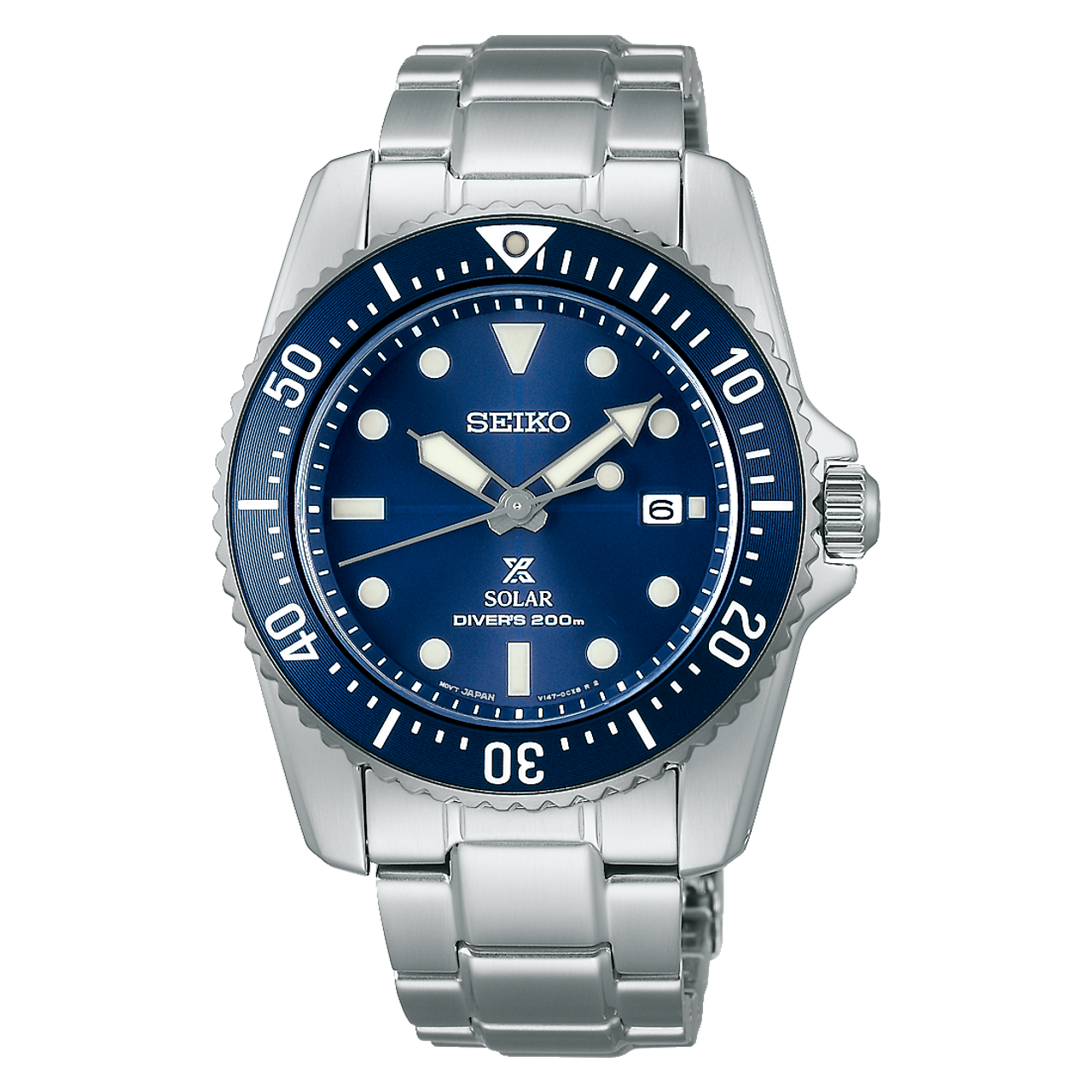 SNE585P1 Seiko Prospex Solar Scuba Diver's Blue Dial Watch