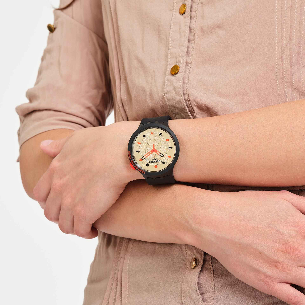 Swatch Chinese New Year Tiger Power 2022 Watch SB03Z102