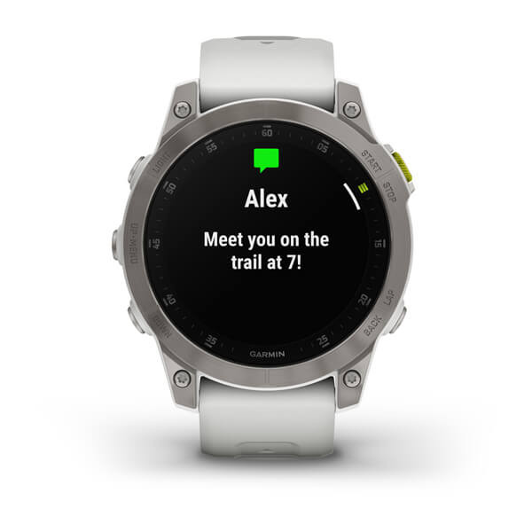 Garmin Epix Gen 2 Sapphire White Titanium 47MM Watch 010-02582-21