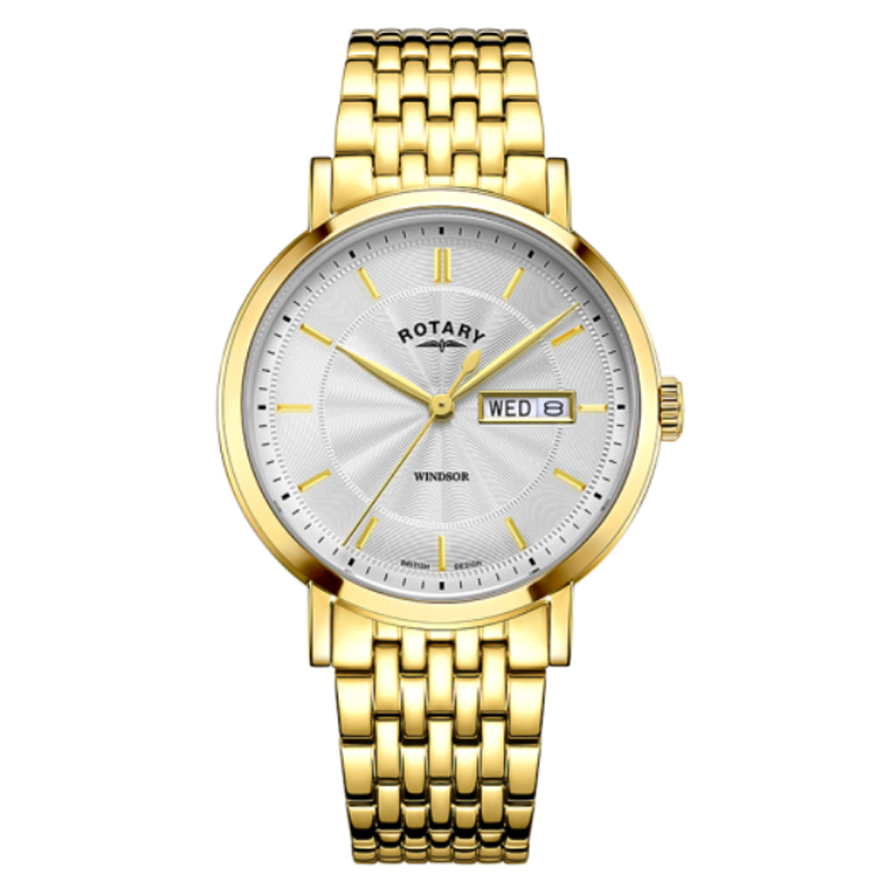 Mens gold clearance bracelet watch