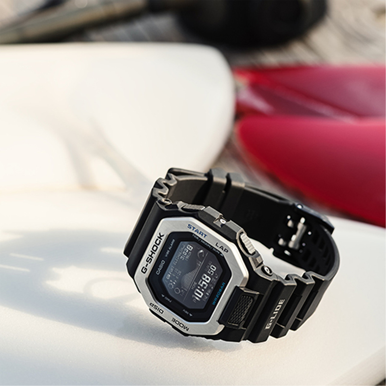 G-Shock G-Lide Tide Graph Sports Black Strap Watch GBX-100-1ER