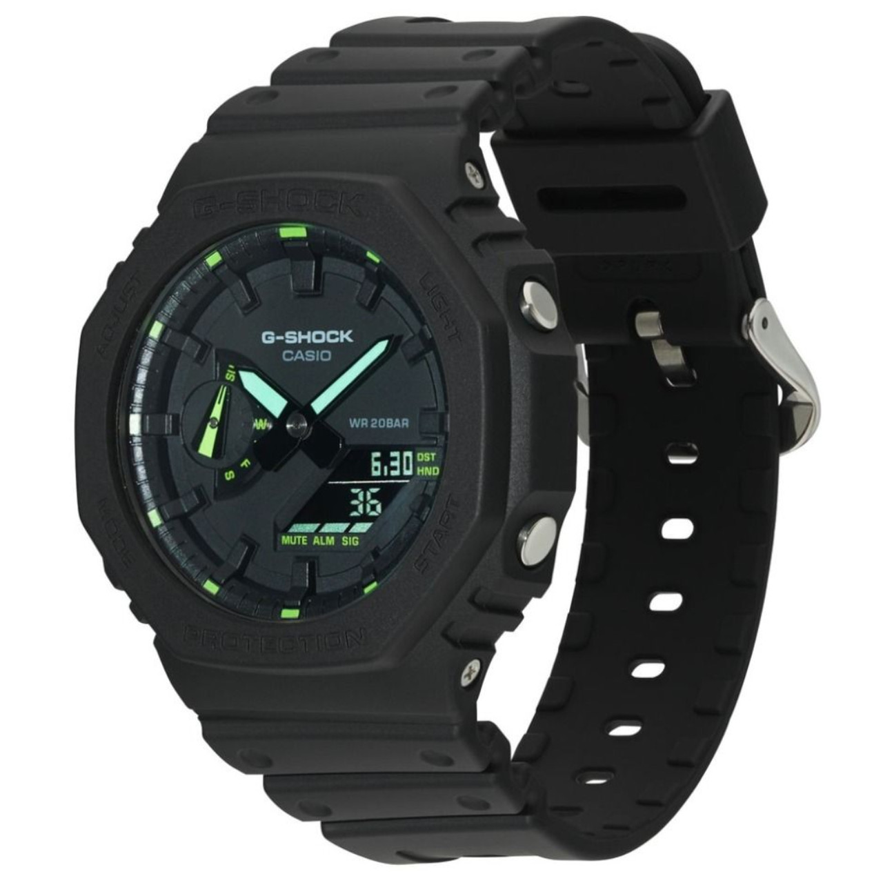 G Shock CasiOak Analog And Digital Display Watch GA 2100 1A3ER