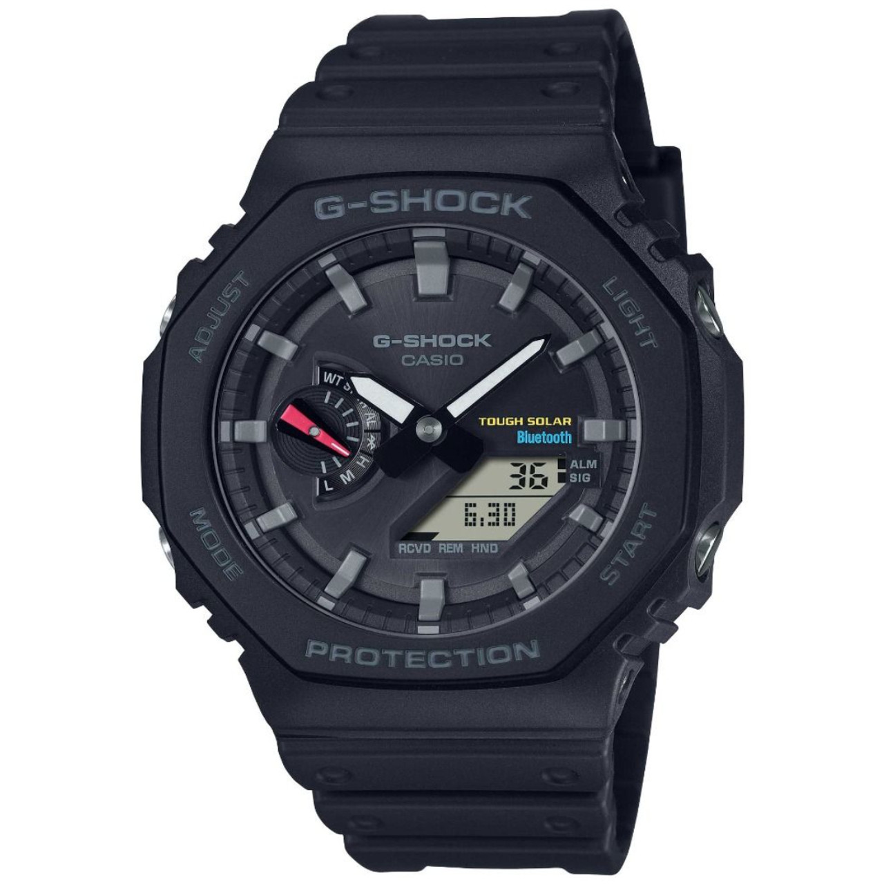 G-Shock CasiOak Bluetooth Solar Black Strap Watch