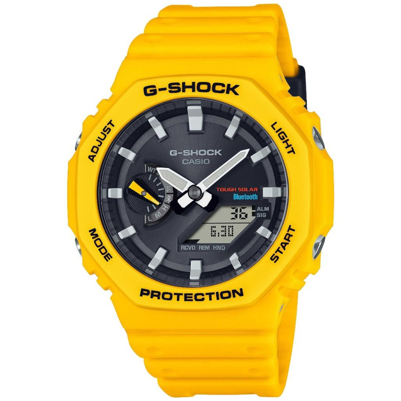 G-Shock CasiOak Bluetooth Solar Yellow Watch GA-B2100C-9AER