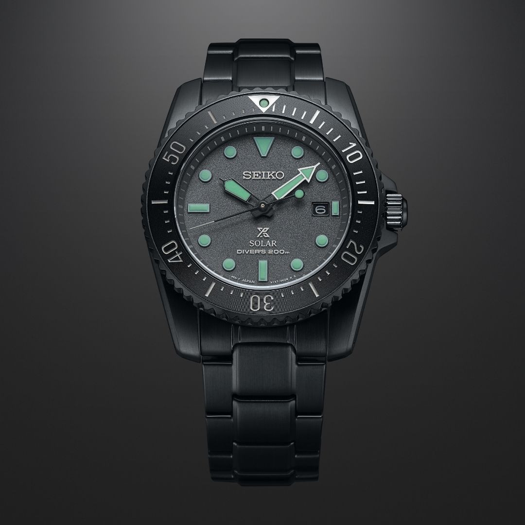 時計 Seiko Prospex SNE587P1 Seiko SNE587P1 Prospex Black Series Diver's Solar Watch