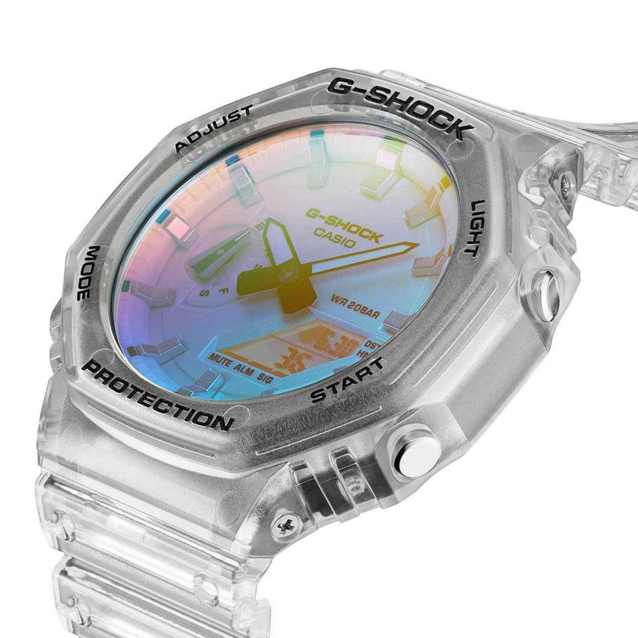 G-Shock Sun Reflect Rainbow World Time Watch GA-2100SRS-7AER