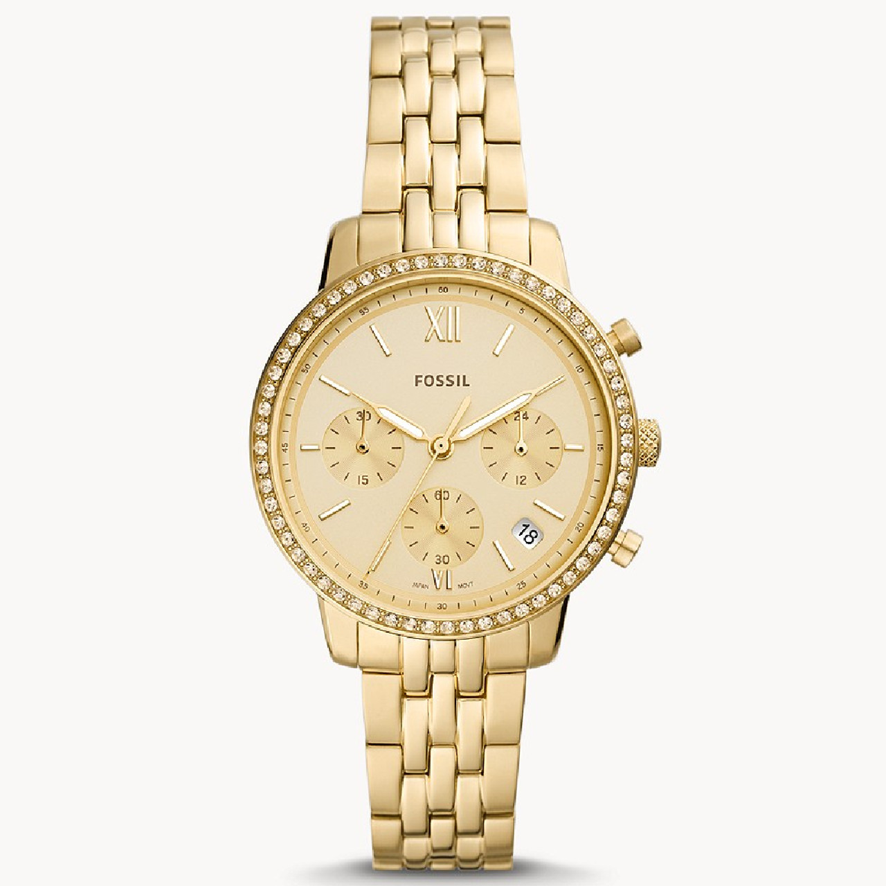 Fossil Women Pink Embellished Dial Ceramic Bracelet Style Straps Analogue  Watch CE1117 Price in India, Full Specifications & Offers | DTashion.com