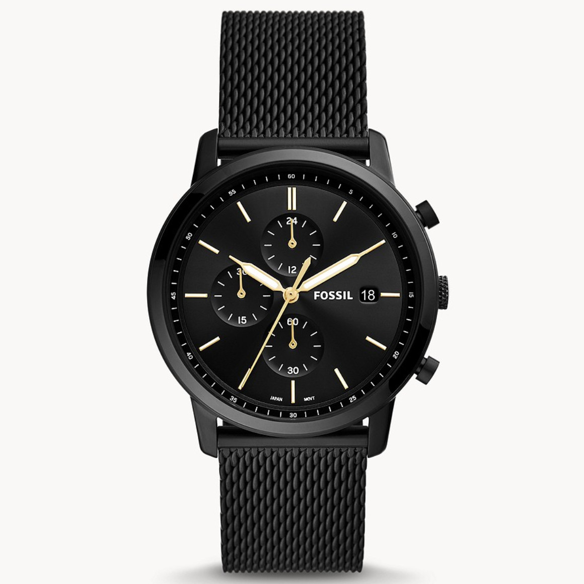 Fossil Men's Minimalist Chronograph Milanese Bracelet Watch FS5943