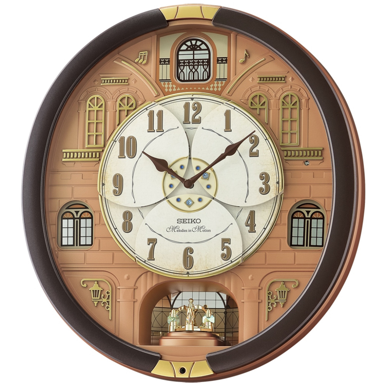 Seiko Melodies in Motion Westminster Wall Clock QXM601B