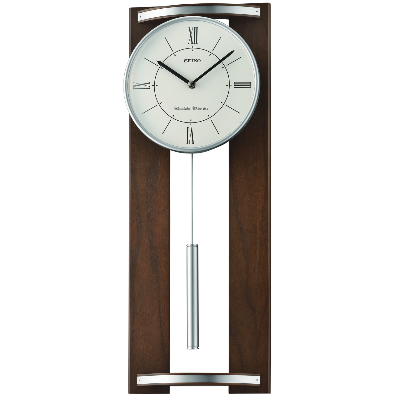 Seiko Westminster/Whittington Dual Chime Wall Clock QXH078Z