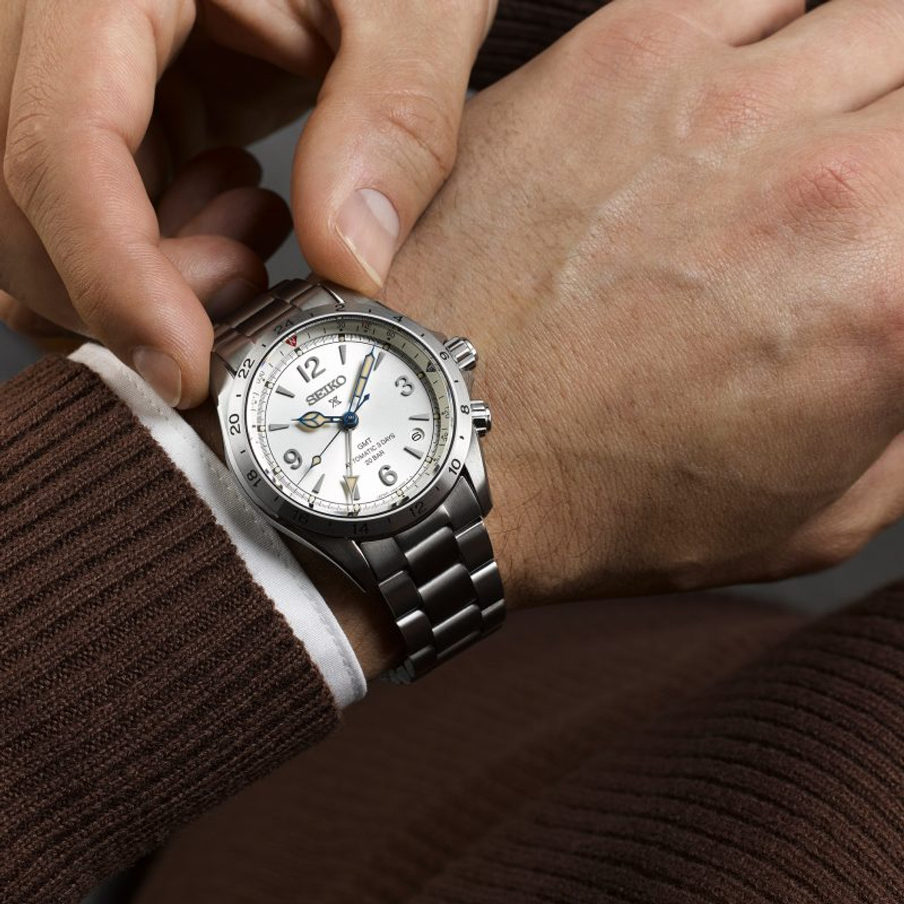 SPB409J1 Seiko Prospex Alpinist GMT Laurel Limited Edition Watch