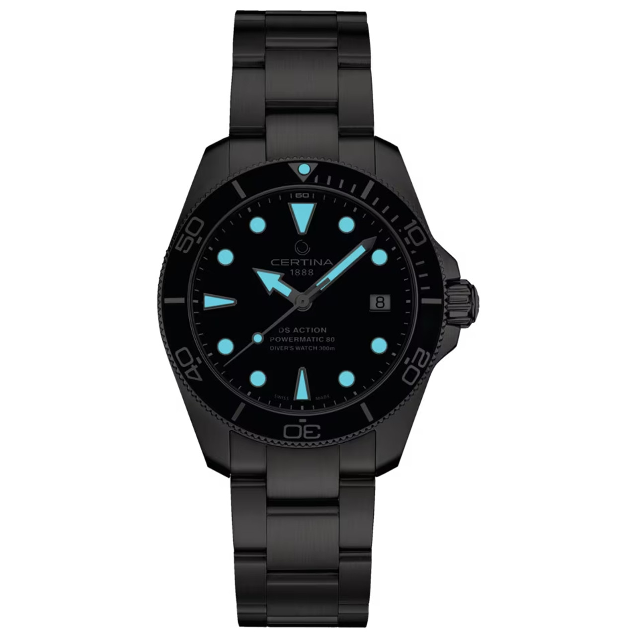 Certina DS Action Diver Sapphire Bracelet Watch C0328071109100