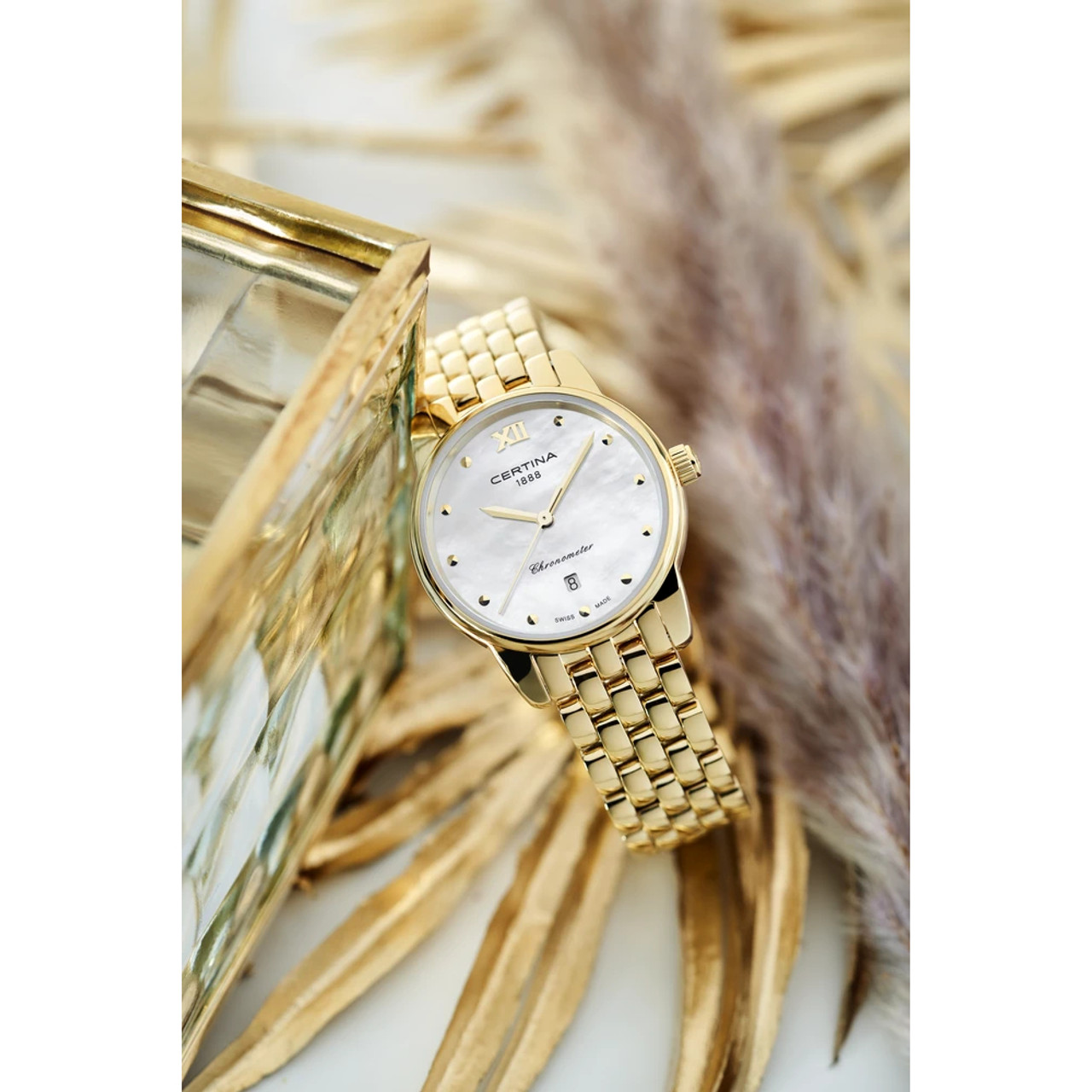 Certina DS-8 Gold Bracelet Ladies Watch C0330513311800