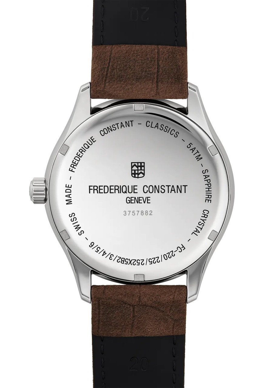 FREDERIQUE CONSTANT　20ミリ Frederique Constant Classics Black Quartz Watch FC-220DGS5B6