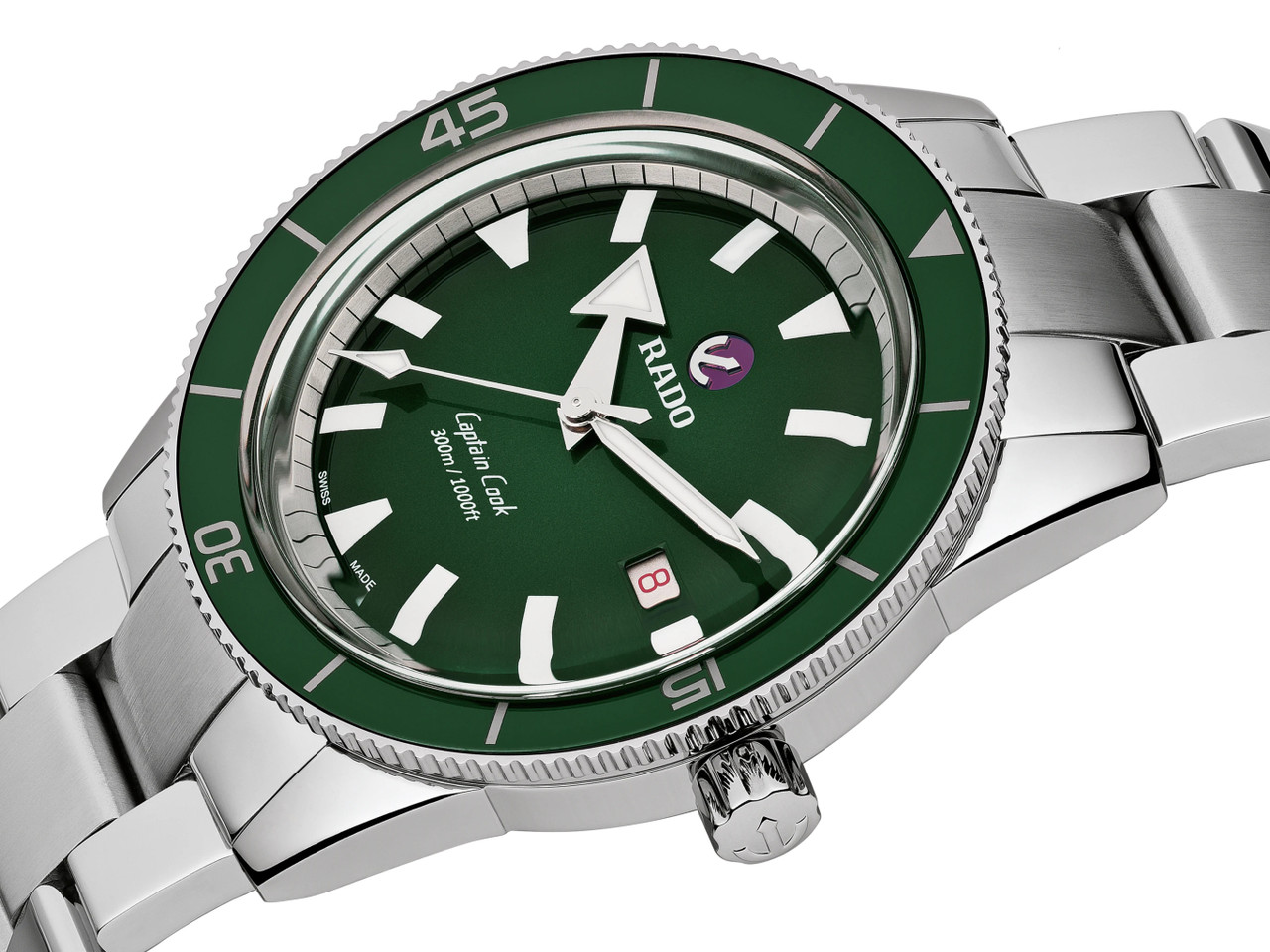Rado Captain Cook Automatic Green Dial Watch R32105313