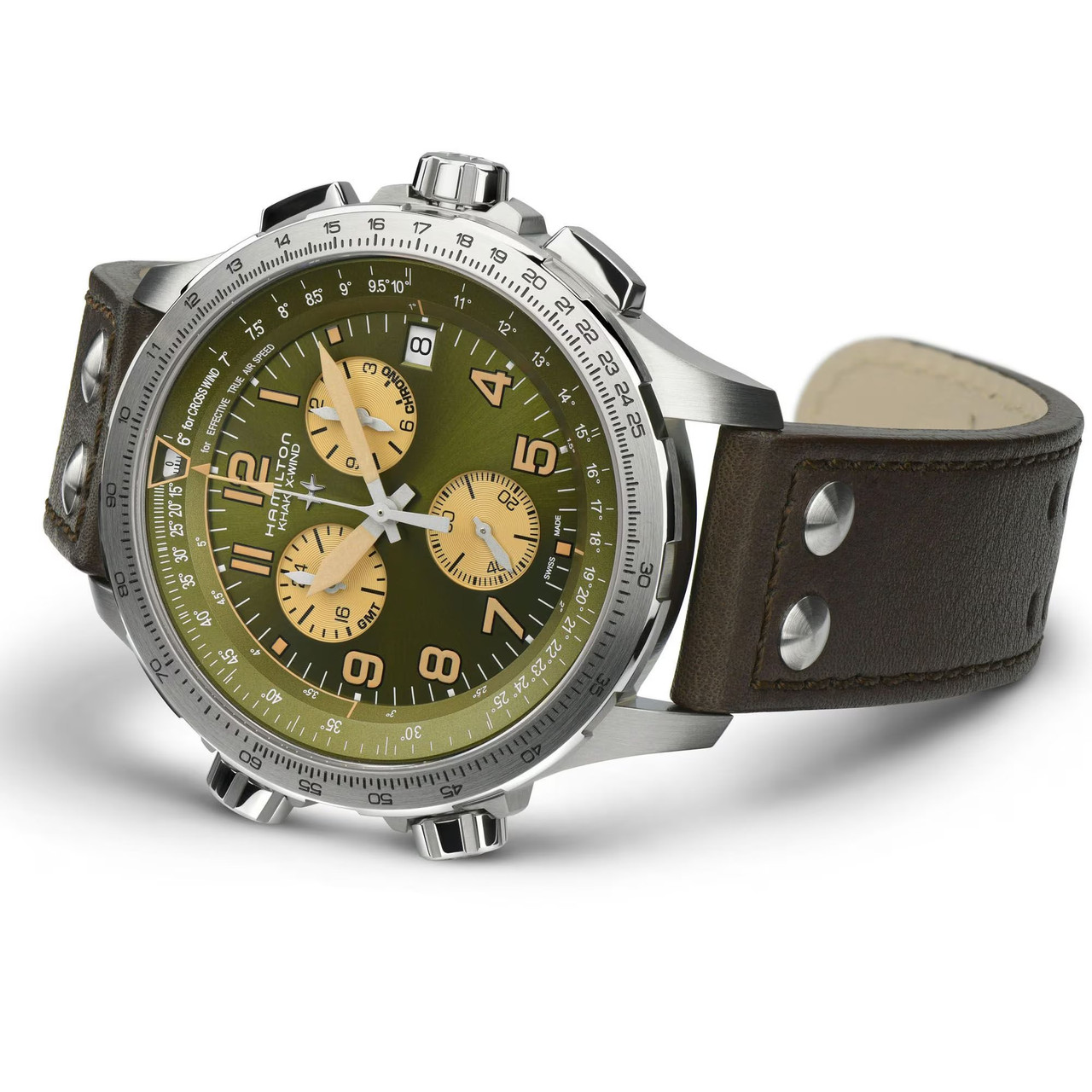 Hamilton Khaki Aviation Watch X-Wind GMT Strap H77932560