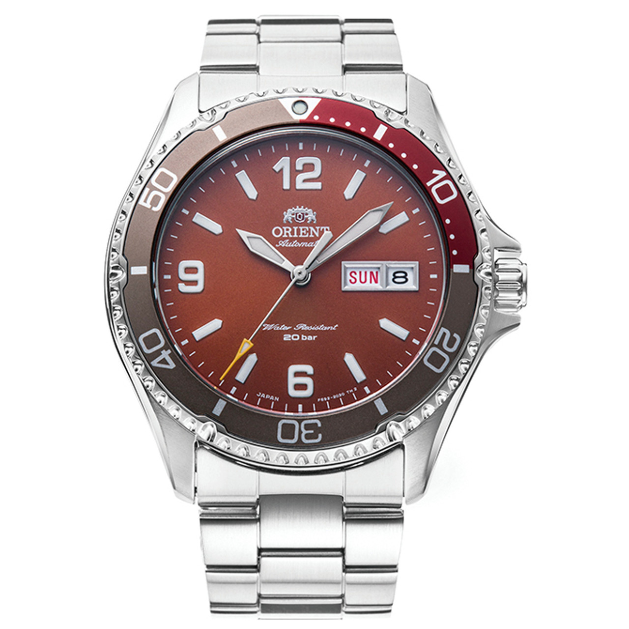 Orient Mako 2023 Watch | Mechanical | 42mm | Red | Bracelet