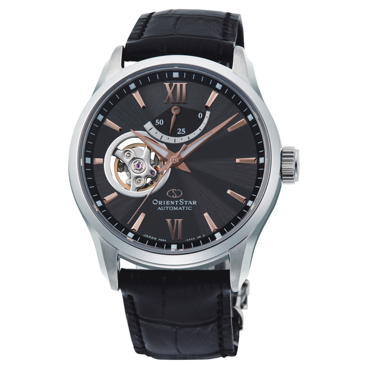 Orient Star Contemporary Open Heart Mechanical 39mm Black Watch RE