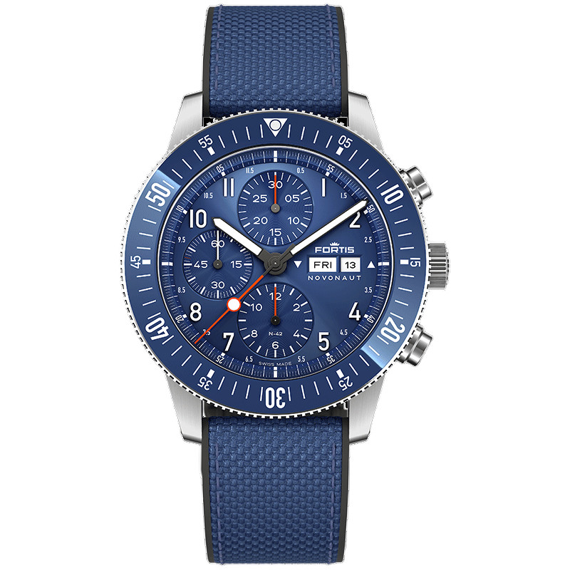 Fortis Novonaut N-42 Cobalt Blue Edition Watch F2040013