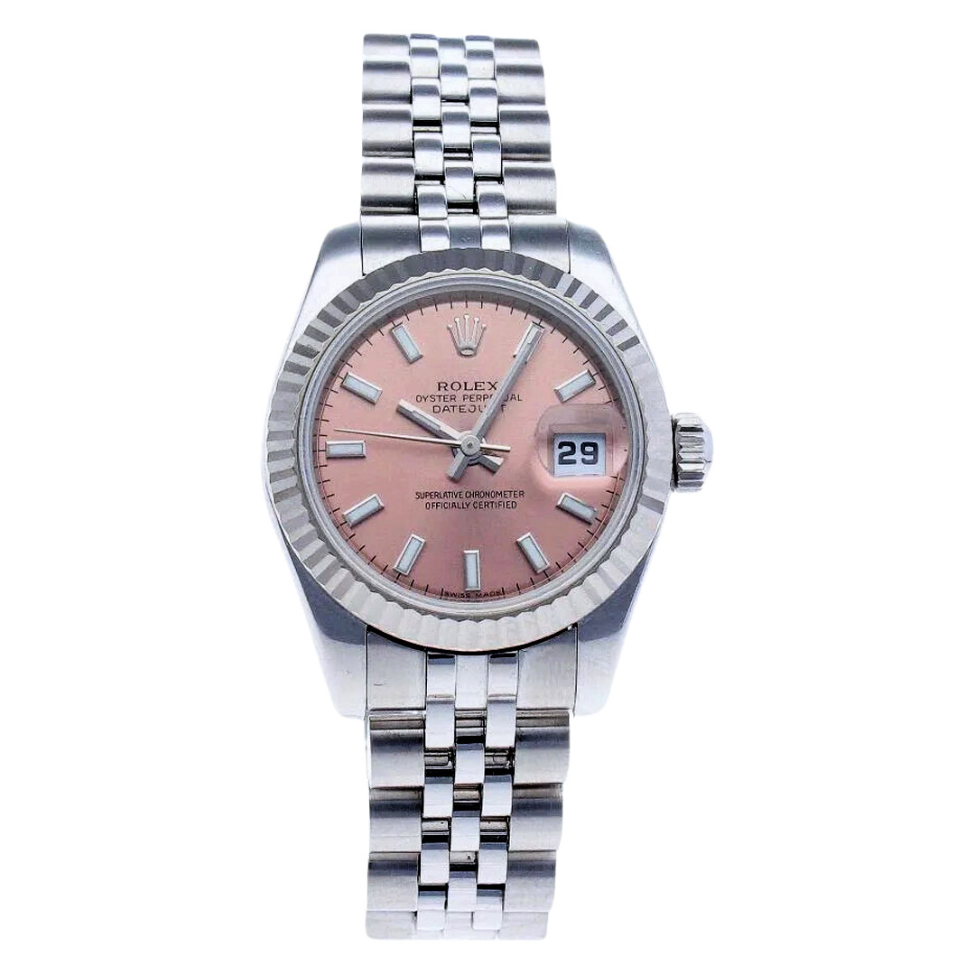 Rolex Oyster Perpetual Datejust 2009 Ladies Watch 26mm Pink