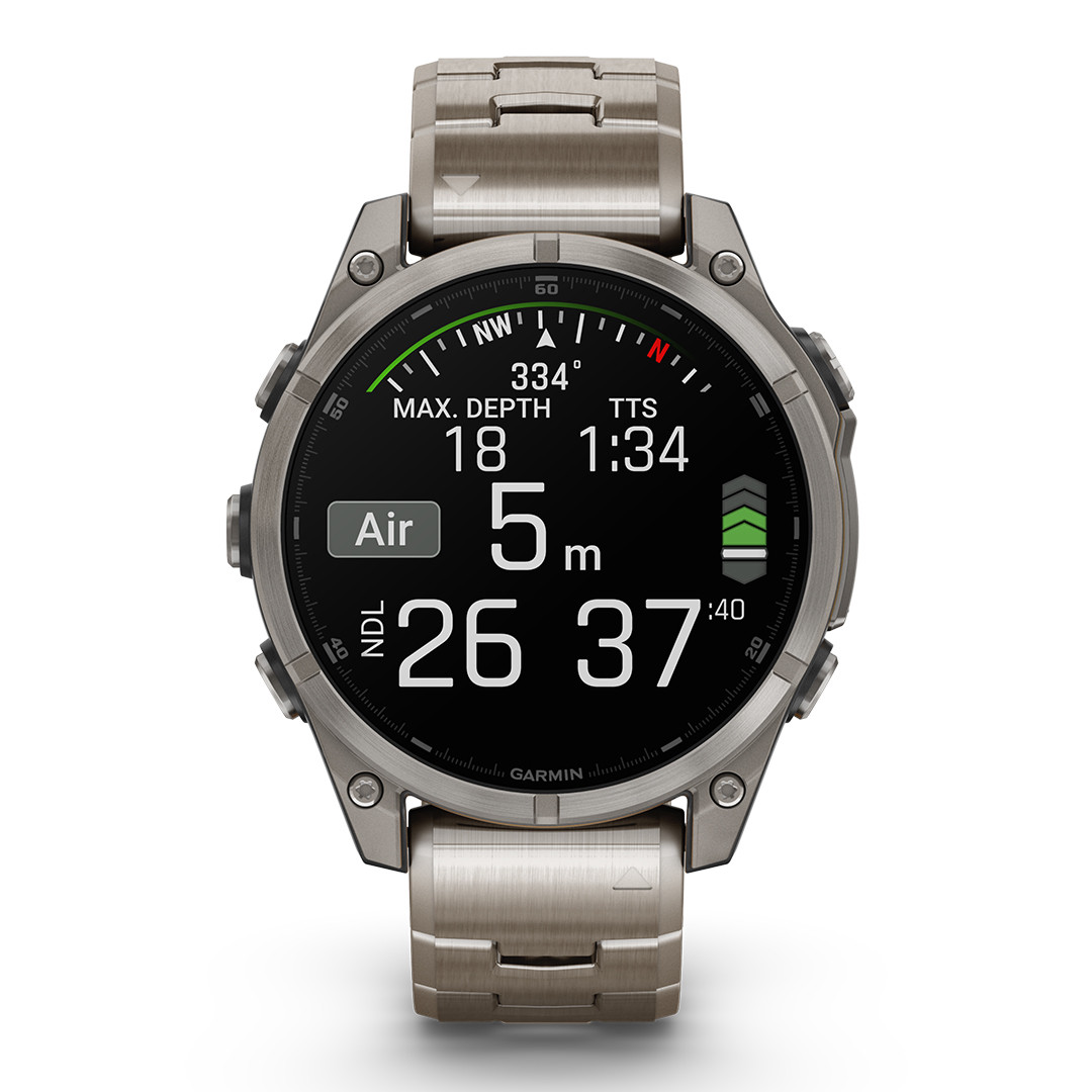 Garmin Fenix 8 AMOLED Watch | 47mm | Sapphire | Titanium