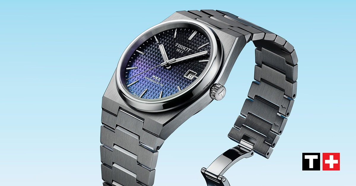 Tissot PRX Powermatic 80 Black Chameleon Watch T1374071105101