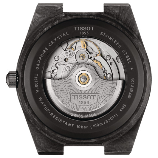 Tissot PRX Powermatic 80 Black Carbon Watch T1379079720100