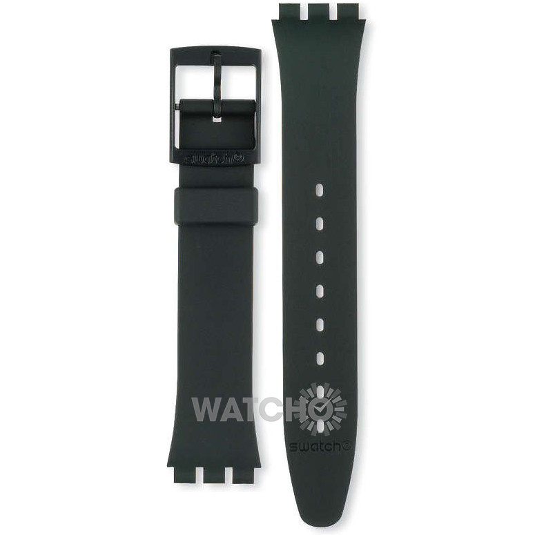 Swatch Watch Strap Classic Black ACG0000 17mm With Free Battery