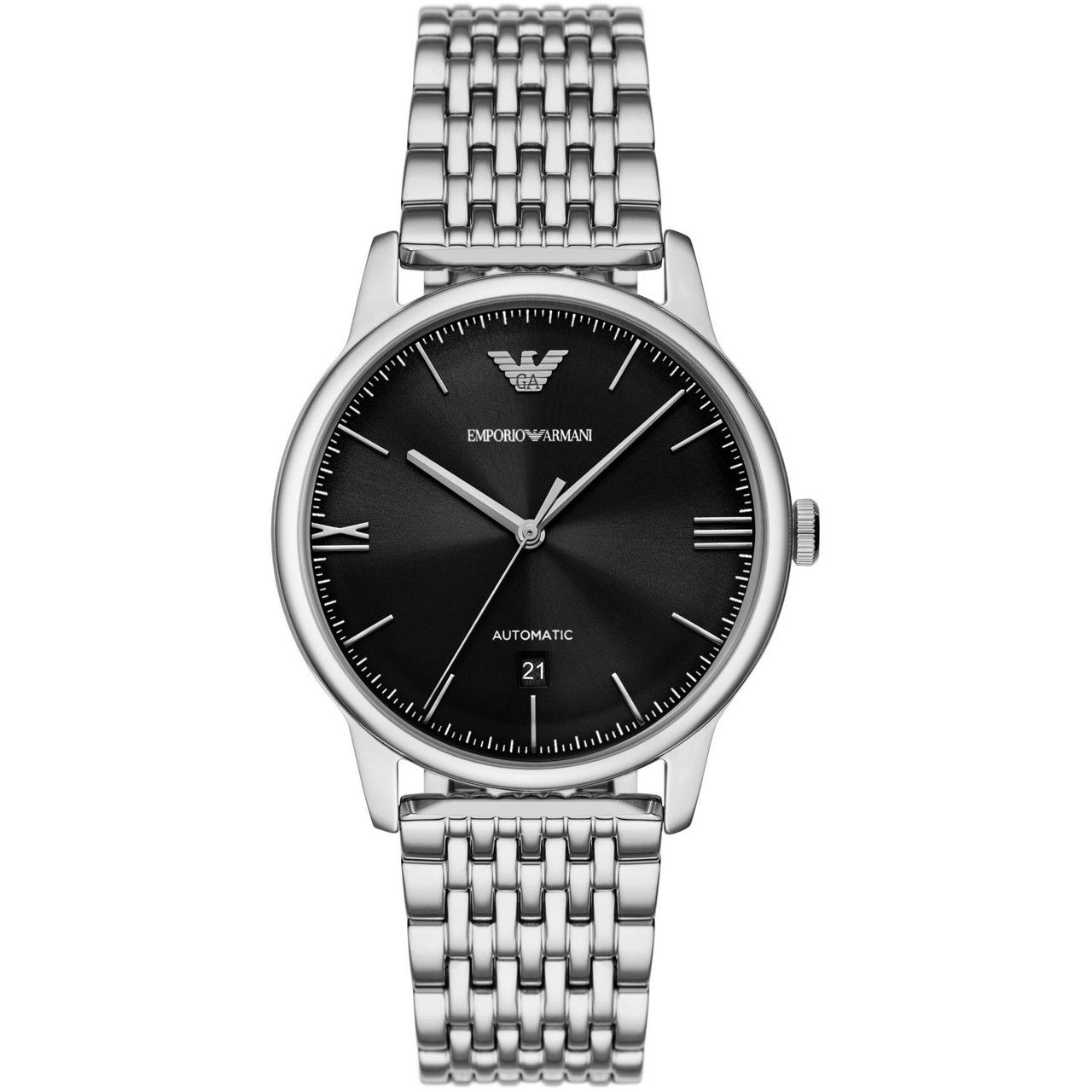 Emporio Armani Mens 42mm Black |Bracelet AR60081