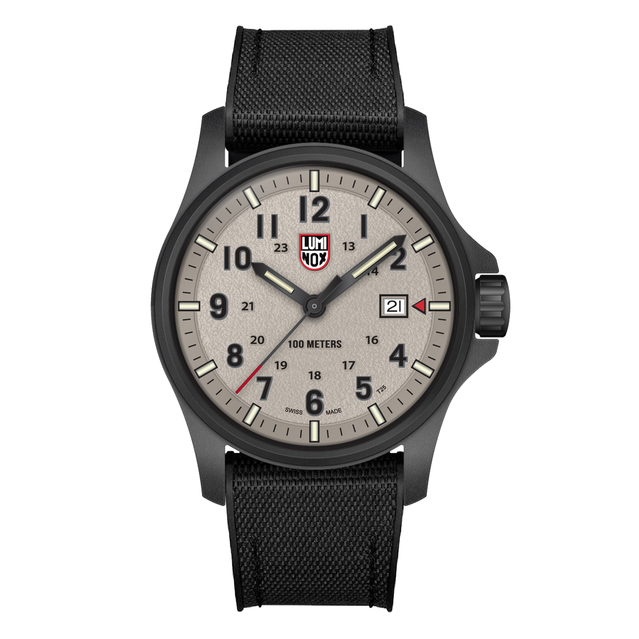 Stainless Steel Luminox Day Date Watch Luminox Atacama Field Swiss